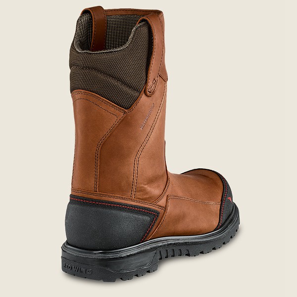 Red Wing Safety Boots Brnr Xp - 11-Inch Waterproof Toe Pull-On - Brune/Svart - Herre 5812-TKIOM